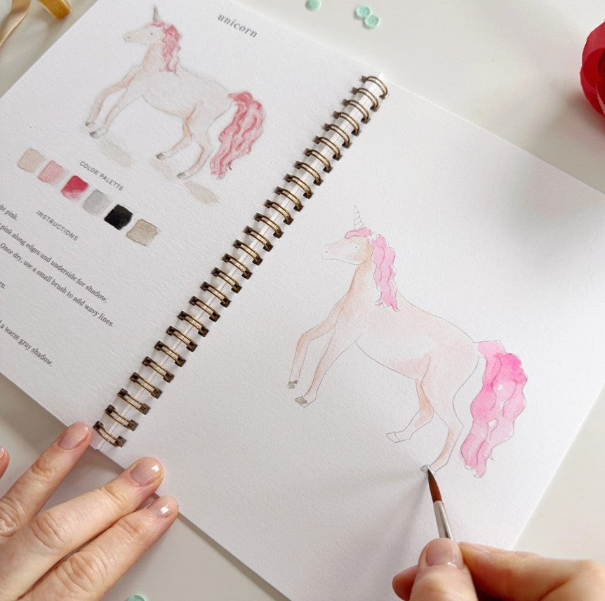 Fairytale Watercolor Workbook