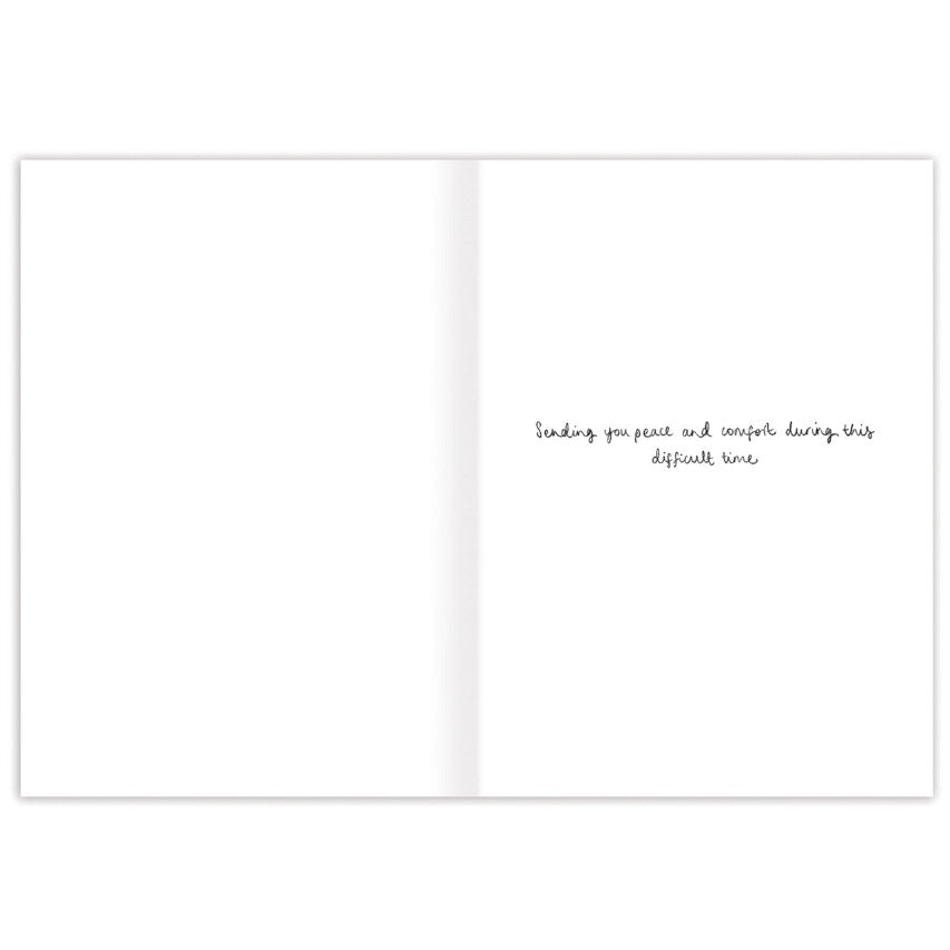 Snowdrops Sympathy Greeting Card
