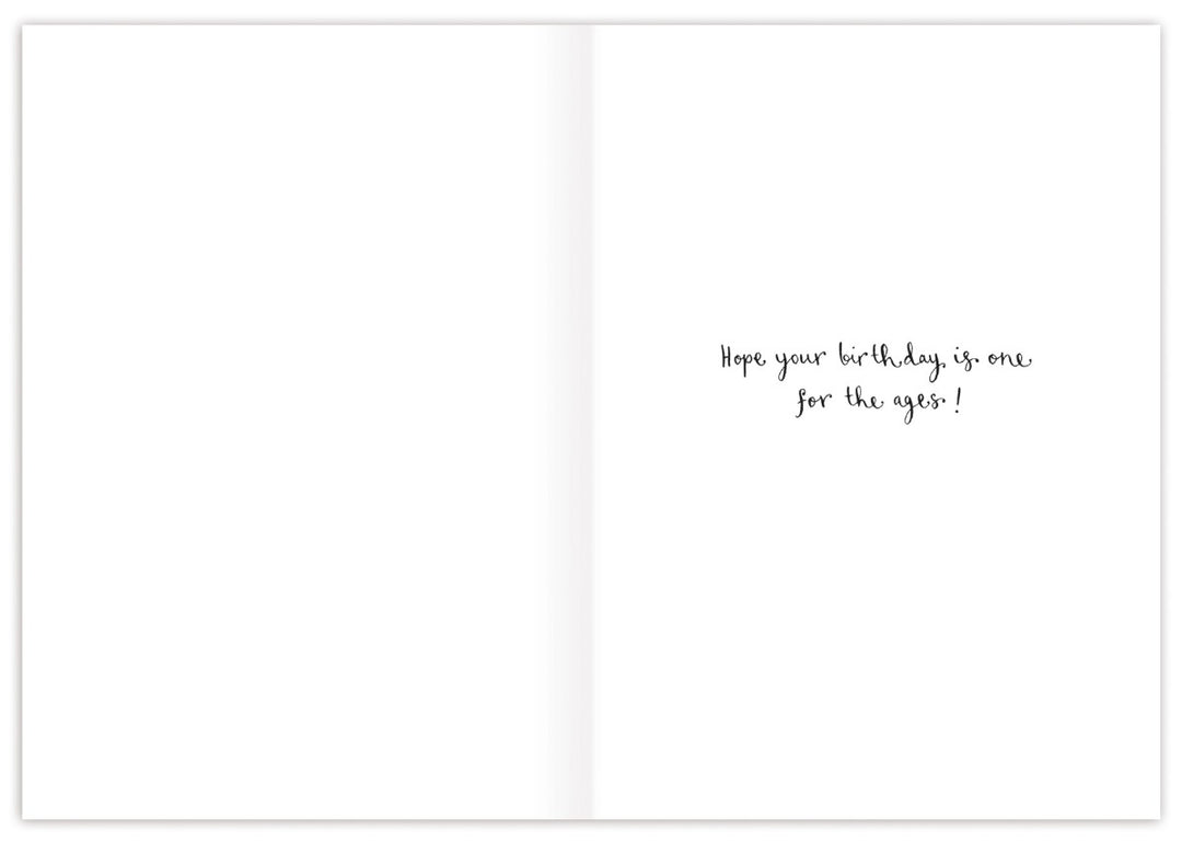 Many, Many Years Ago Birthday Greeting Card