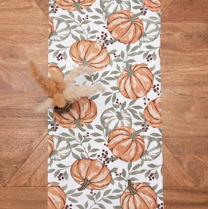 Harvest Pumpkin Table Runner