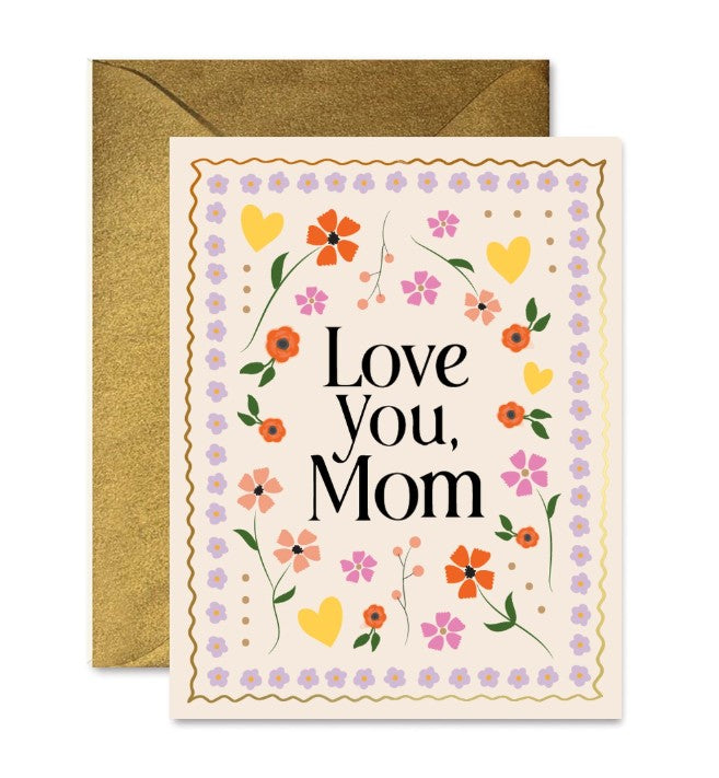 Mosaic Mom Floral Greeting Card