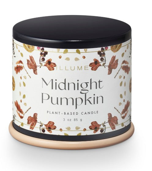 Midnight Pumpkin Demi Vanity Tin Candle