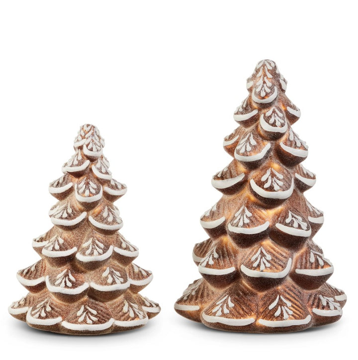Glass Gingerbread Trees