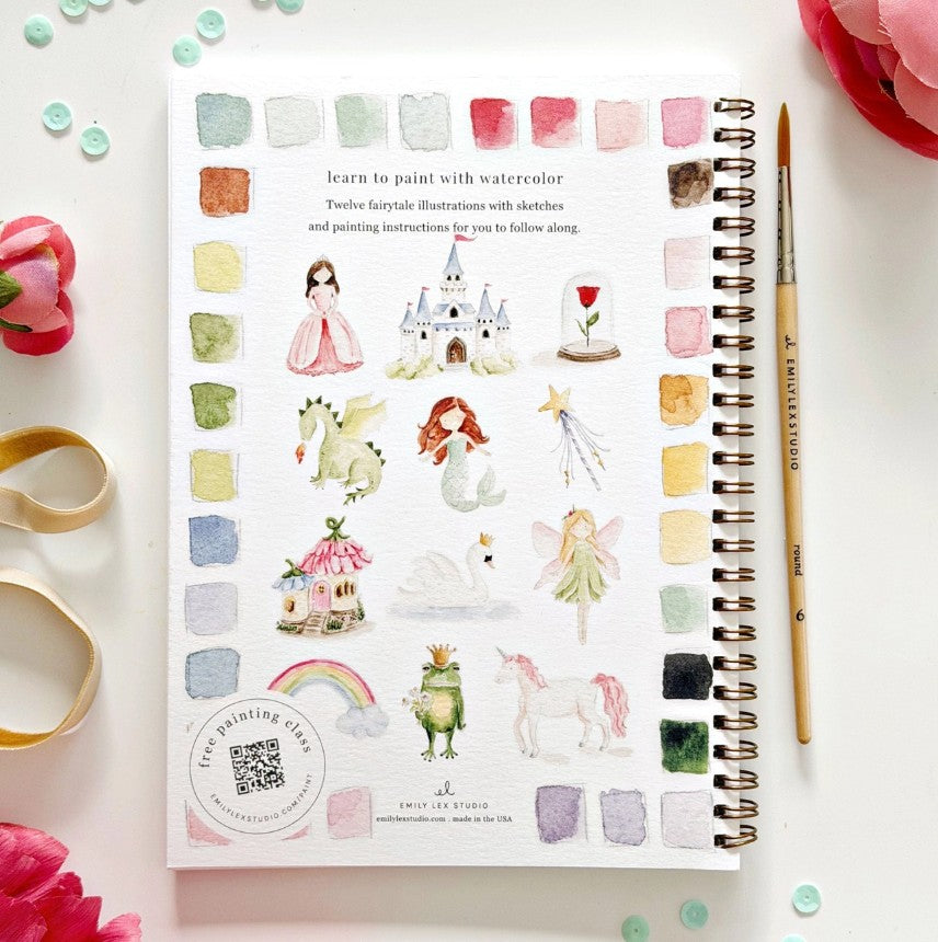 Fairytale Watercolor Workbook Bundle