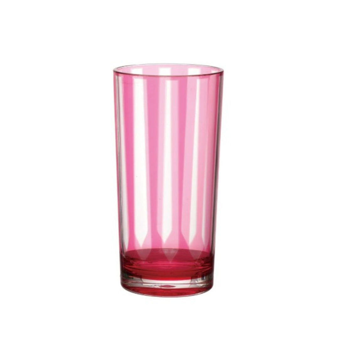 Striped Acrylic Drinking Glasses