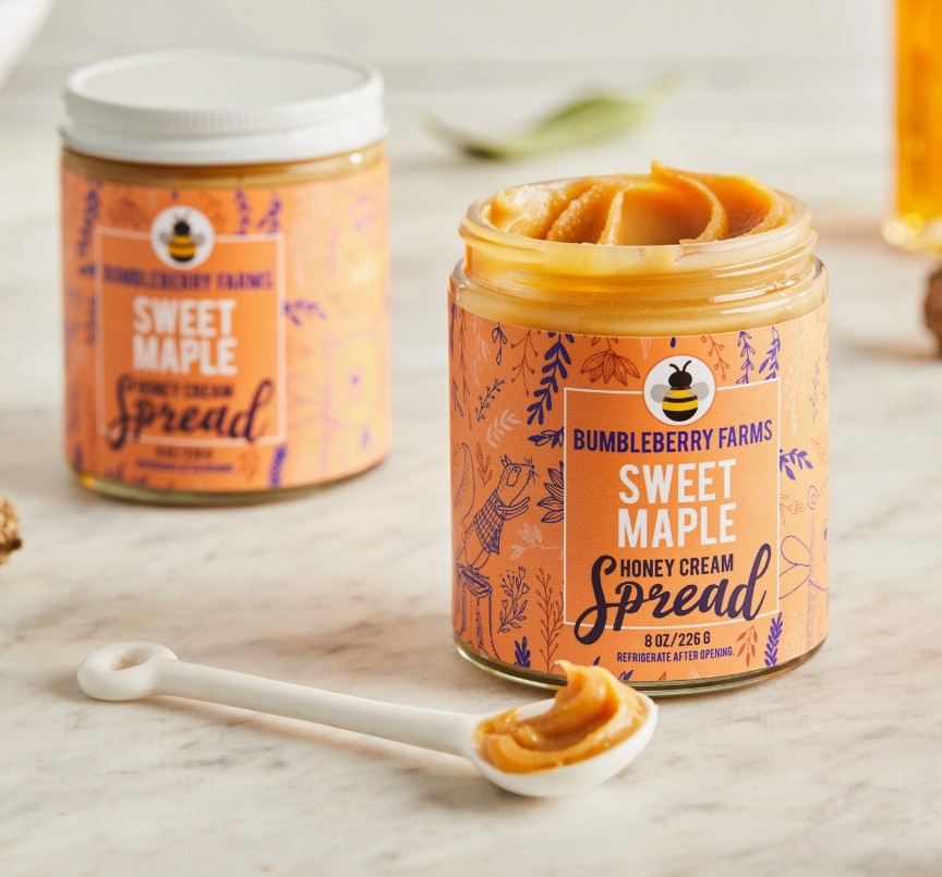 Sweet Maple Honey Cream Spread