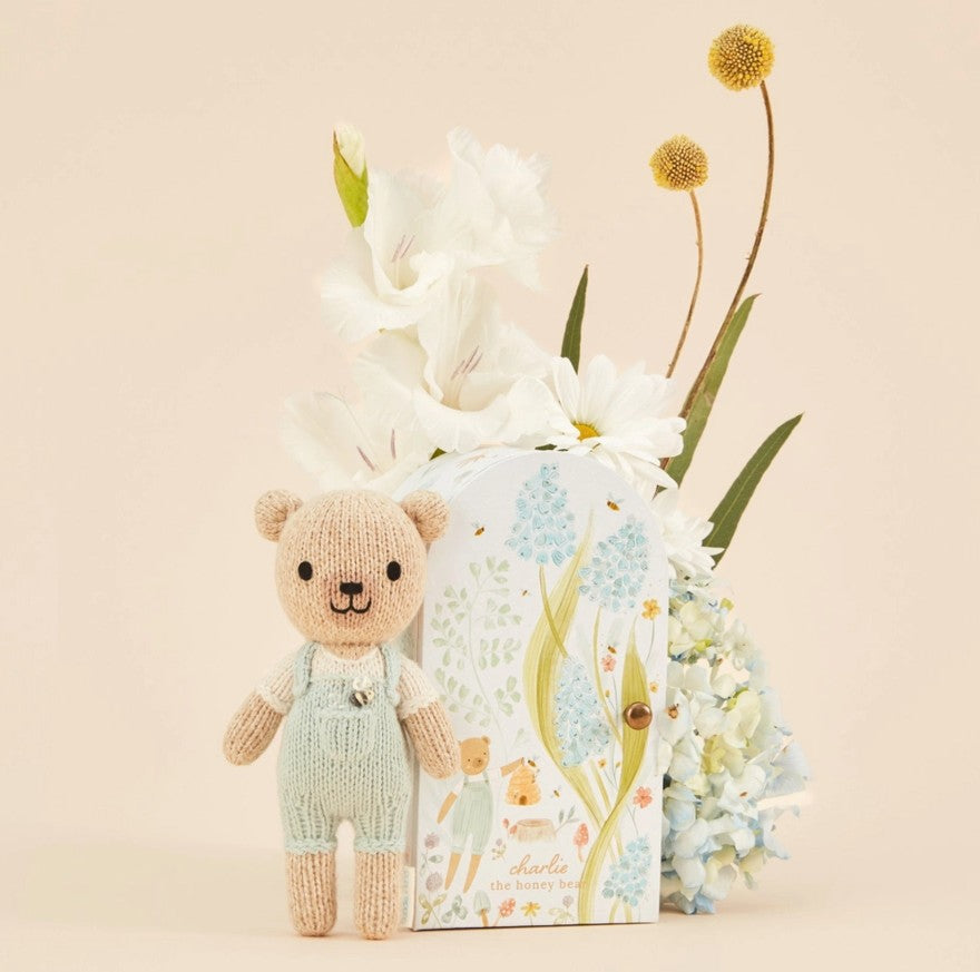 Tiny Charlie the Honey Bear-Cuddle+Kind