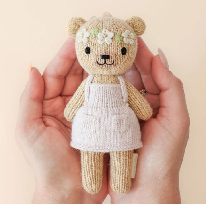 Tiny Olivia the Honey Bear-Cuddle+Kind