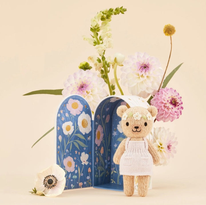 Tiny Olivia the Honey Bear-Cuddle+Kind