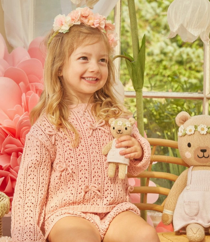 Tiny Olivia the Honey Bear-Cuddle+Kind