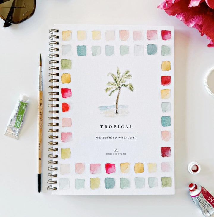 Tropical Watercolor Workbook
