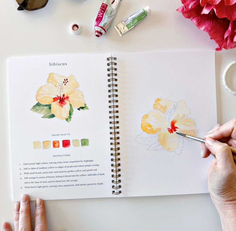 Tropical Watercolor Workbook Bundle