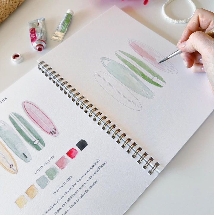 Tropical Watercolor Workbook