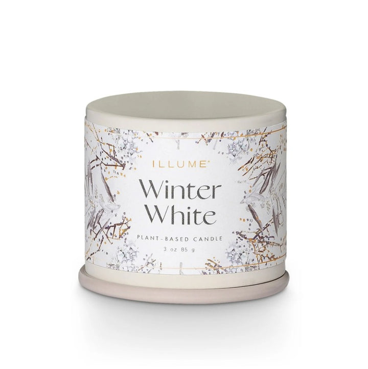 Winter White Demi Vanity Tin Candle
