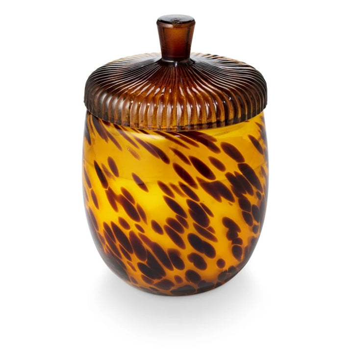 Woodfire Glass Acorn Candle