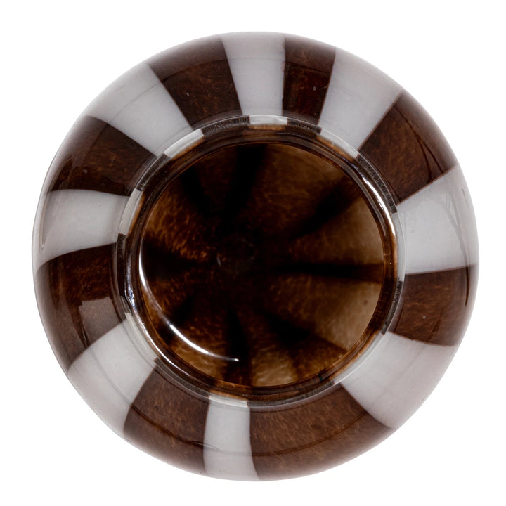 Striped Art Glass Vases