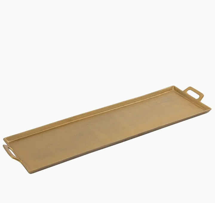 Antique Brass Aluminum Trays