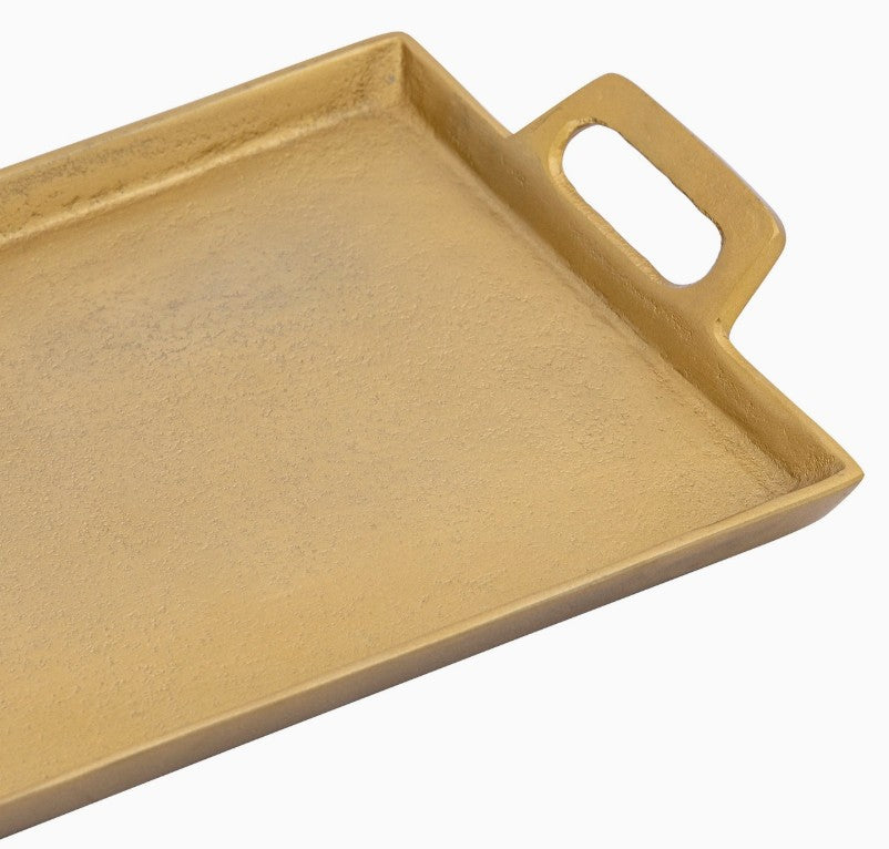 Antique Brass Aluminum Trays