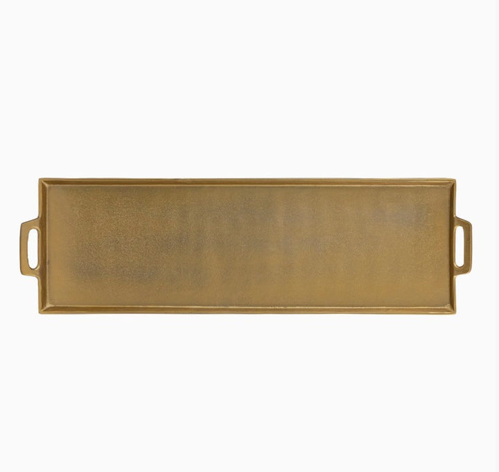 Antique Brass Aluminum Trays