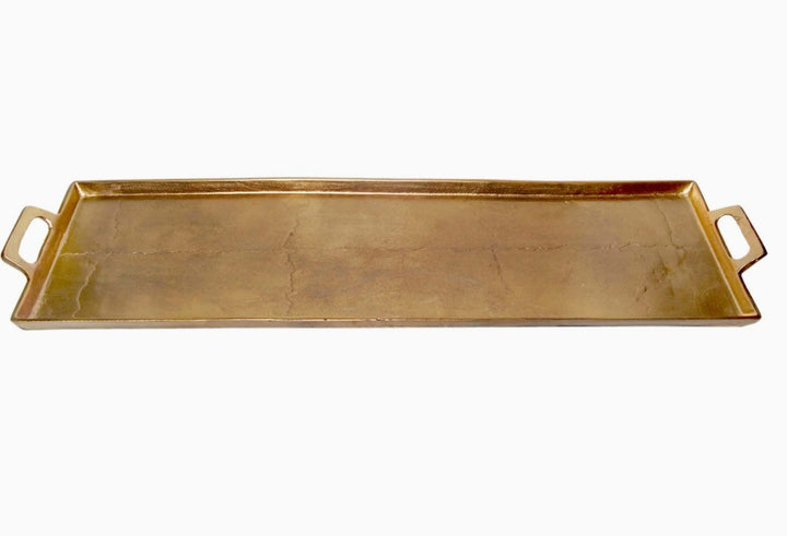 Antique Brass Aluminum Trays