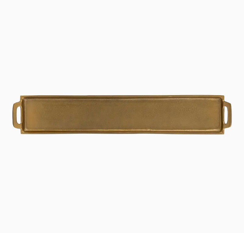 Antique Brass Aluminum Trays