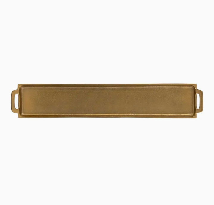 Antique Brass Aluminum Trays