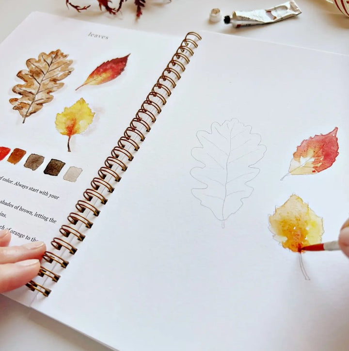 Autumn Watercolor Workbook Bundle
