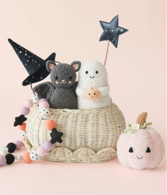 Baby Ghost with Pumpkin- Cuddle+Kind