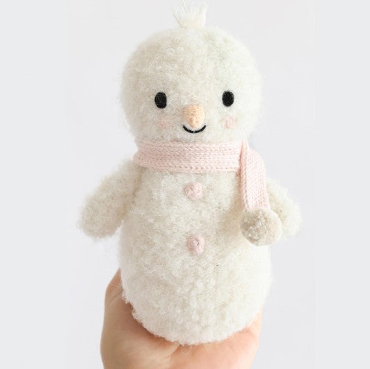 Blush Pink Baby Snowman- Cuddle+Kind