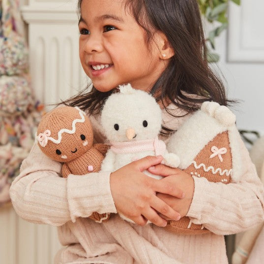 Blush Pink Baby Snowman- Cuddle+Kind