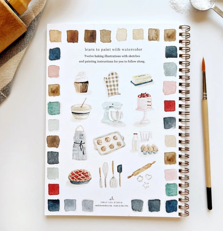Baking Watercolor Workbook