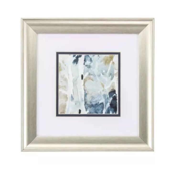 Blue Watercolor Framed Wall Art