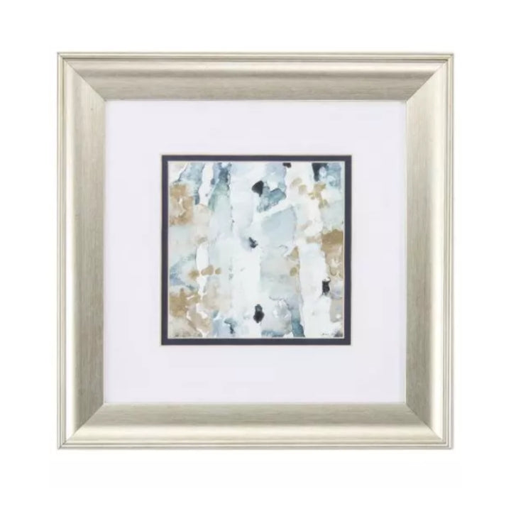 Blue Watercolor Framed Wall Art