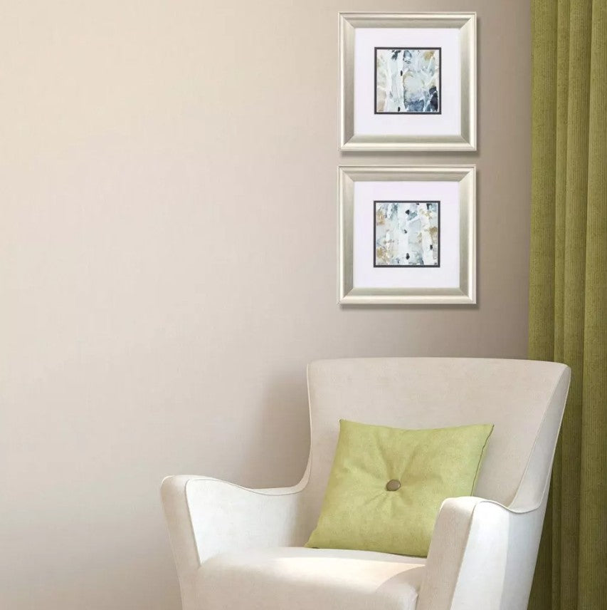Blue Watercolor Framed Wall Art