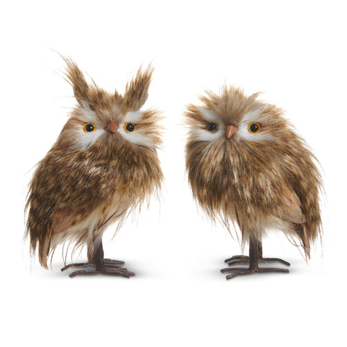 Feathered Owl Figures