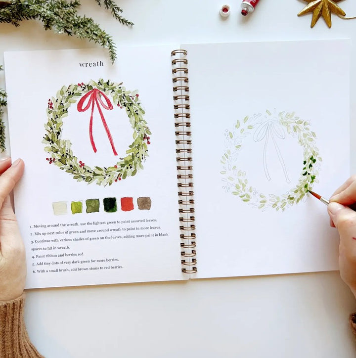 Christmas Watercolor Workbook Bundle