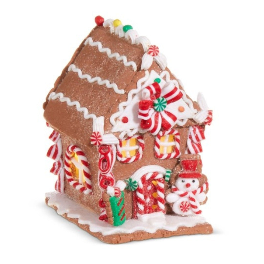 Holly Jolly Lighted Gingerbread Houses