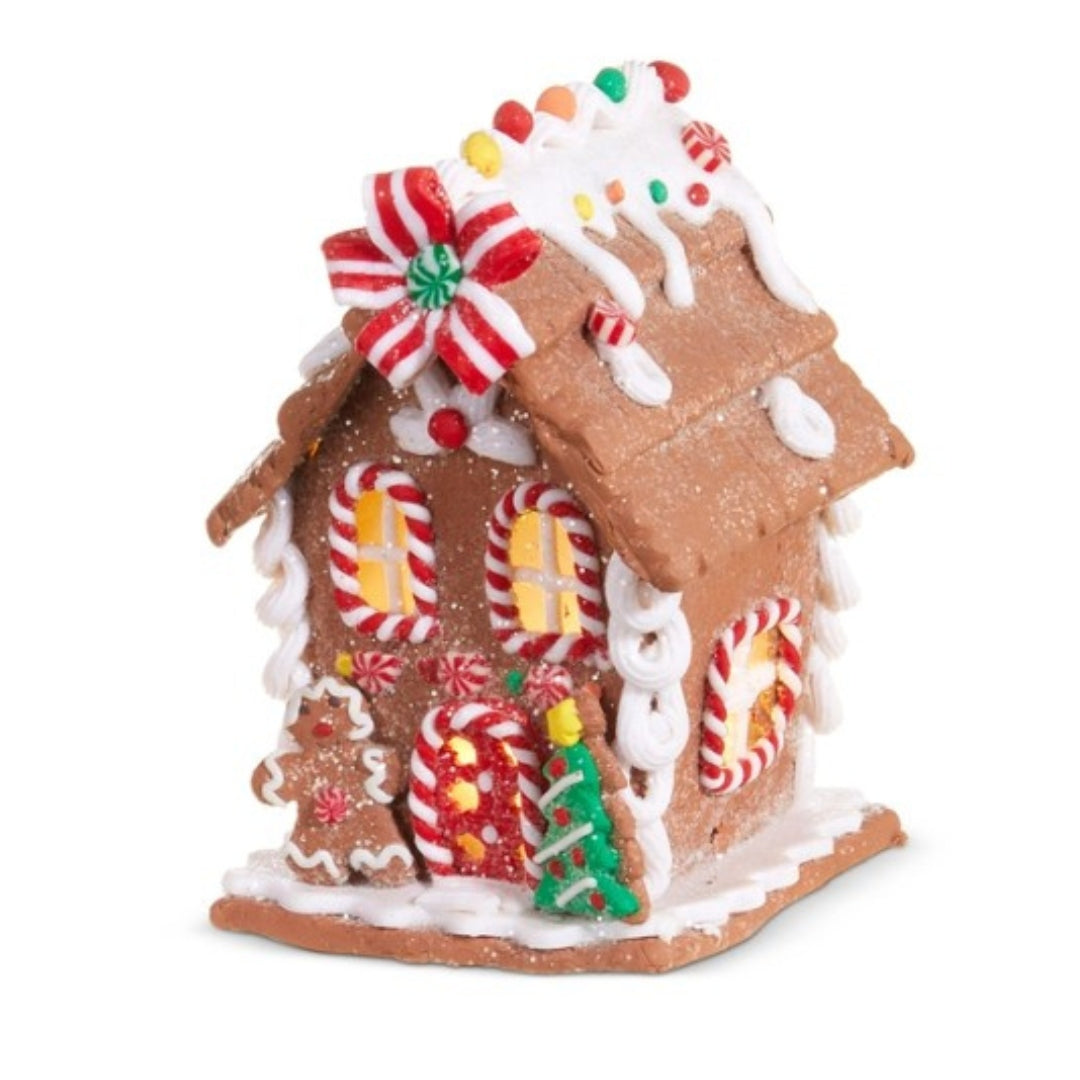 Holly Jolly Lighted Gingerbread Houses