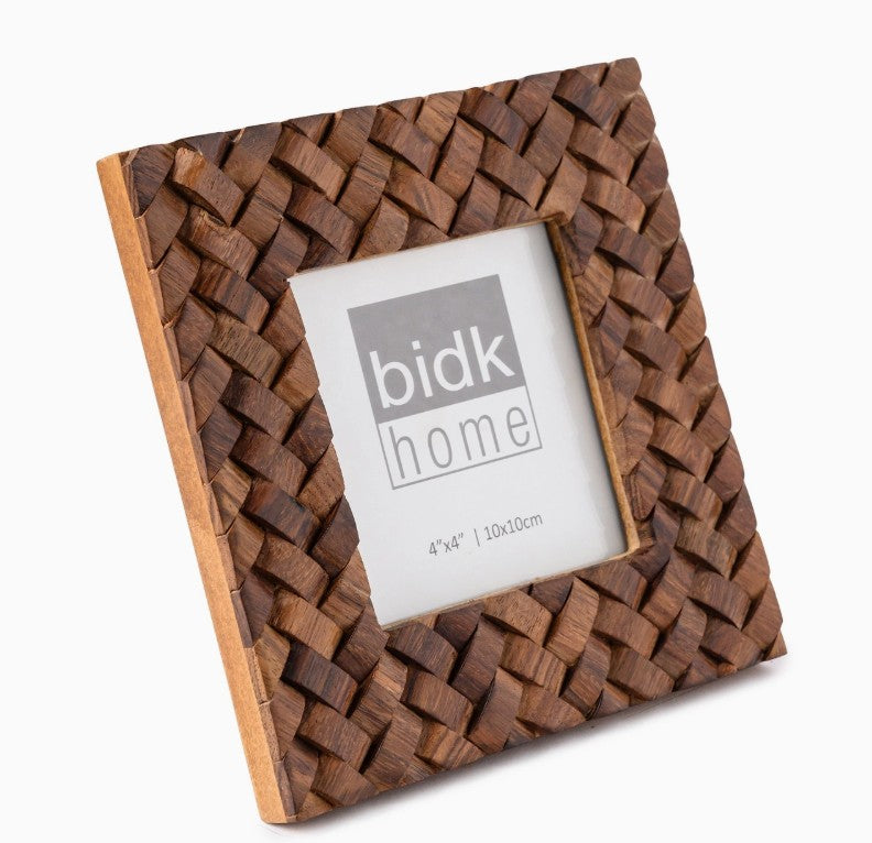 Criss Cross Wood Picture Frame