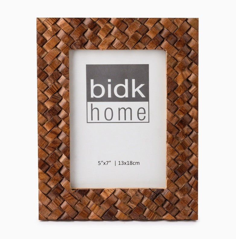 Criss Cross Wood Picture Frame