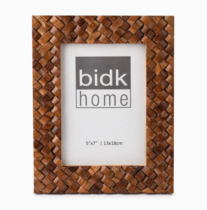 Criss Cross Wood Picture Frame
