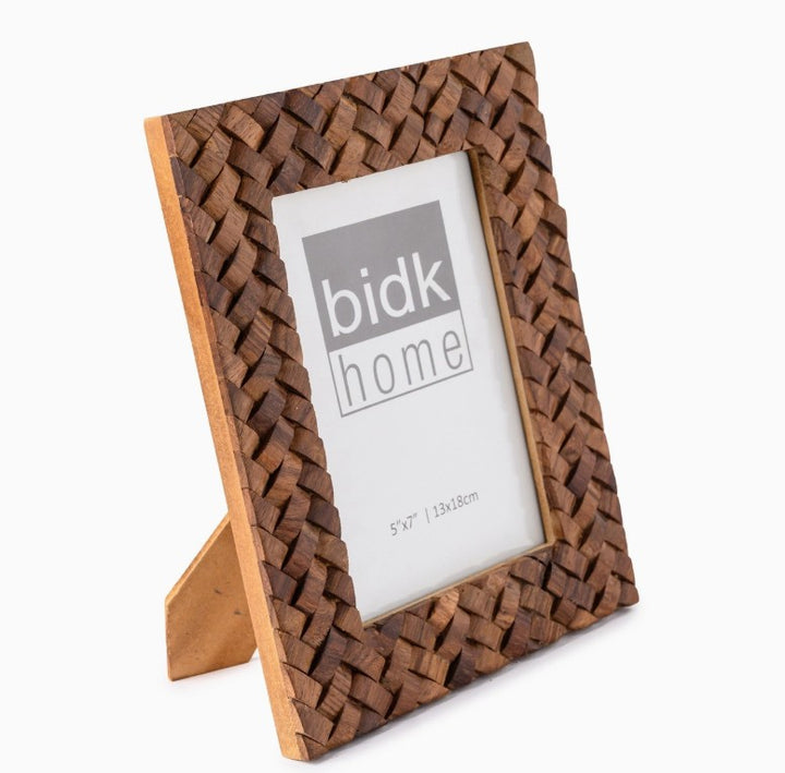 Criss Cross Wood Picture Frame