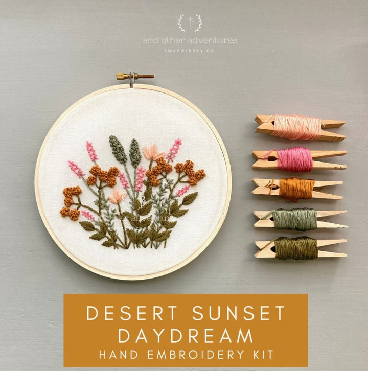 Daydream Hand Embroidery Kit-Sunset