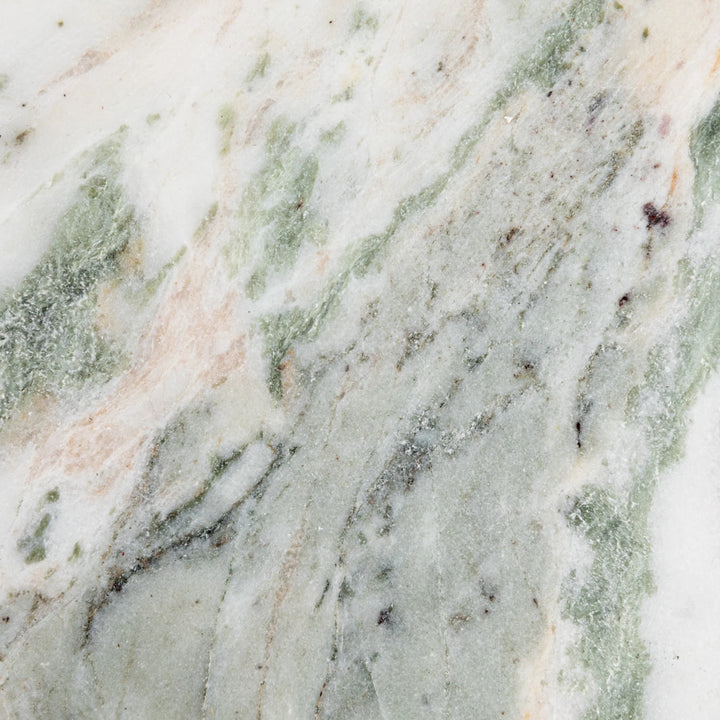 Green Marble Cheese/Cutting Board w/ Canape Knife