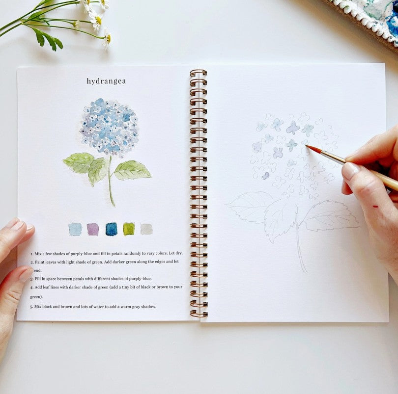 Flowers Watercolor Workbook Bundle