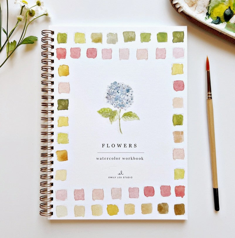 Flowers Watercolor Workbook Bundle