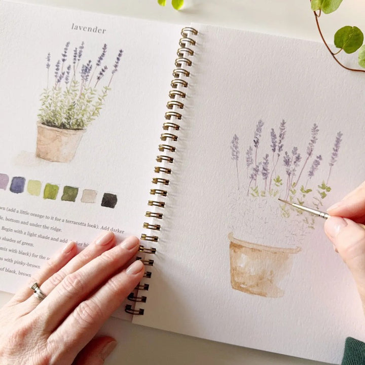 Garden Watercolor Workbook
