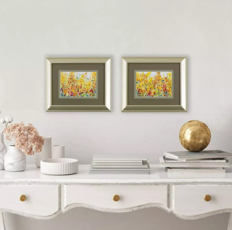 Golden Summer Garden Framed Art
