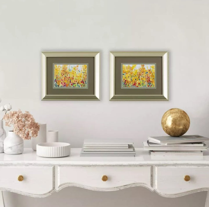 Golden Summer Garden Framed Art