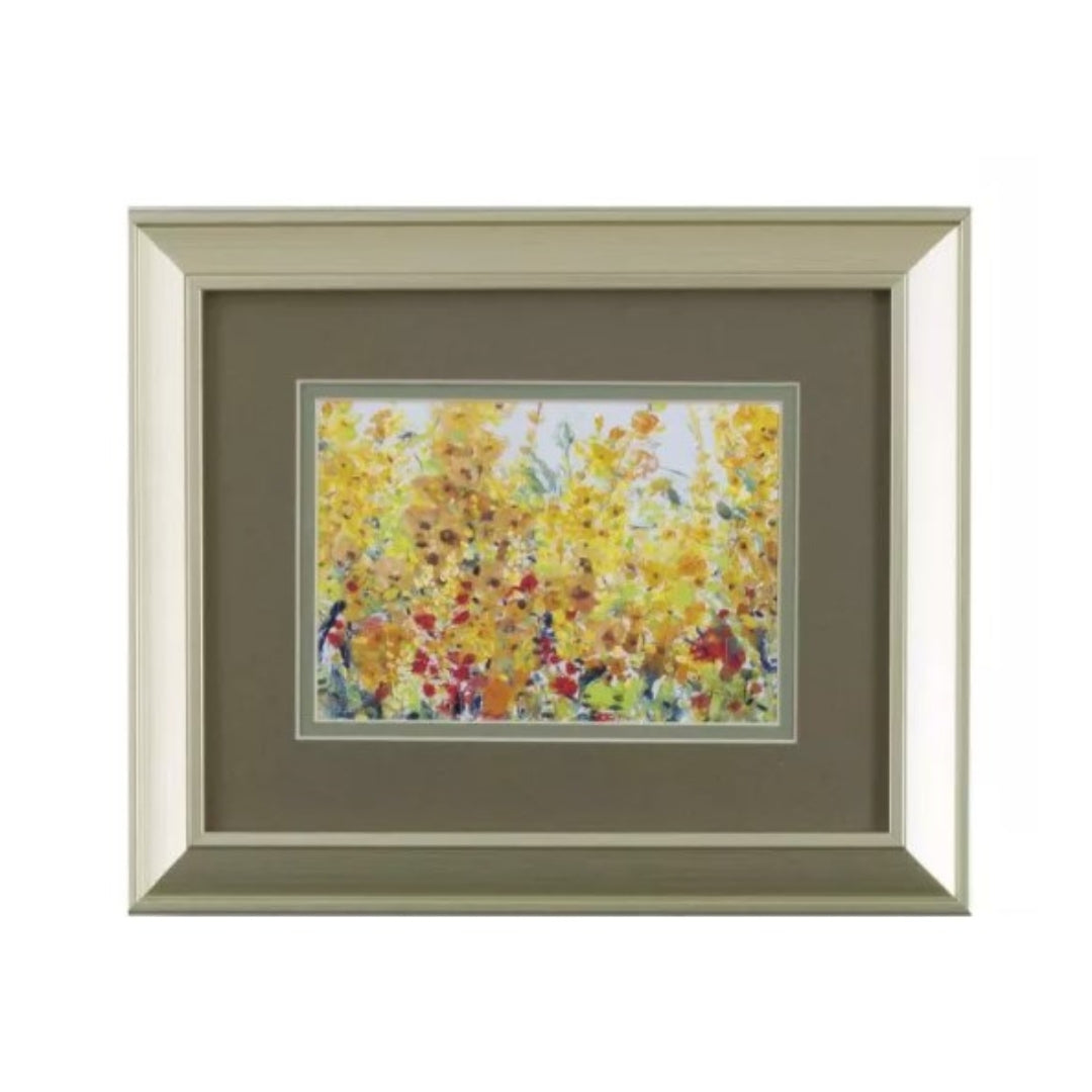 Golden Summer Garden Framed Art